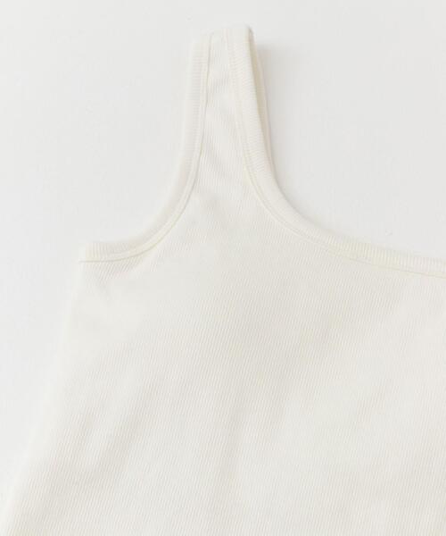 URBAN RESEARCH ROSSO WOMEN（アーバンリサーチ　ロッソ）の「抗菌防臭カップ付デザインタンクトップ（タンクトップ・レディース・ベージュ系その他/オフホワイト/チャコールグレー・FREE）」の14枚目の写真