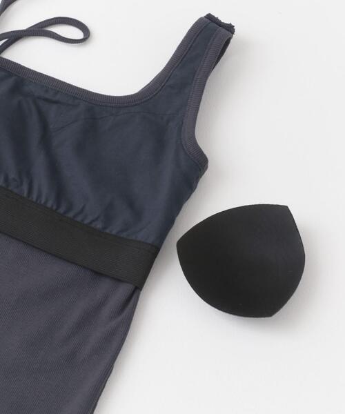 URBAN RESEARCH ROSSO WOMEN（アーバンリサーチ　ロッソ）の「抗菌防臭カップ付デザインタンクトップ（タンクトップ・レディース・ベージュ系その他/オフホワイト/チャコールグレー・FREE）」の5枚目の写真