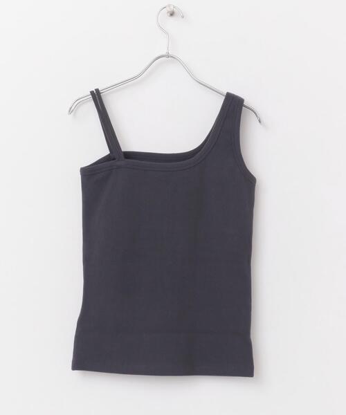 URBAN RESEARCH ROSSO WOMEN（アーバンリサーチ　ロッソ）の「抗菌防臭カップ付デザインタンクトップ（タンクトップ・レディース・ベージュ系その他/オフホワイト/チャコールグレー・FREE）」の7枚目の写真