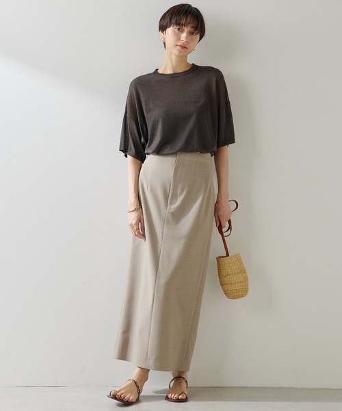 ラメニットtee　ウィムガゼット ウィムガゼット Whim Gazette ラメニットTEE （silver