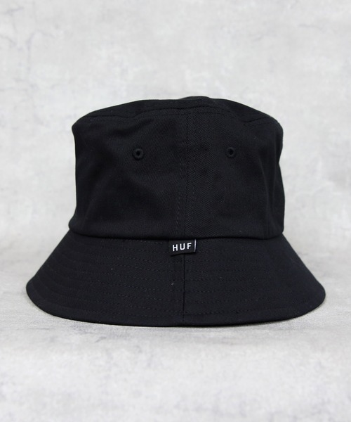 HUF（ハフ）の「HUF トライアングル バケットハット（ハット・メンズ・ブラック/ナチュラル・S/M/L/XL）」の6枚目の写真