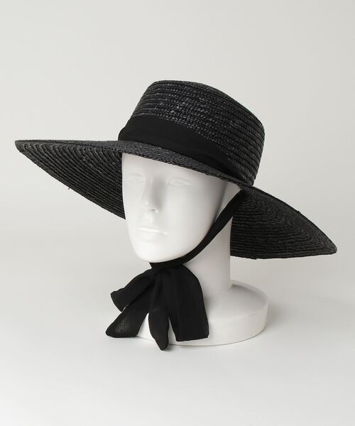 GAP（ギャップ）の「つば広 ストローハット（ハット・レディース・ブラック・S/M/M/L）」の3枚目の写真