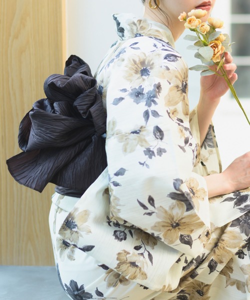 CELEN 1人で着られる浴衣4点セット 1人で着られる浴衣