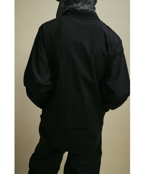 STYLEMIXER(スタイルミキサー)の「ACTIVE撥水デタッチャブルシャツ(シャツ/ブラウス・メンズ・アイボリー/ブラック/カーキ・MEDIUM/LARGE)」の12枚目の写真