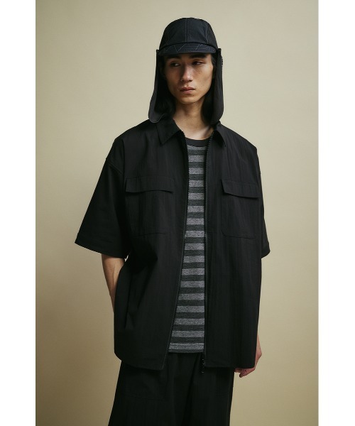 STYLEMIXER(スタイルミキサー)の「ACTIVE撥水デタッチャブルシャツ(シャツ/ブラウス・メンズ・アイボリー/ブラック/カーキ・MEDIUM/LARGE)」の9枚目の写真