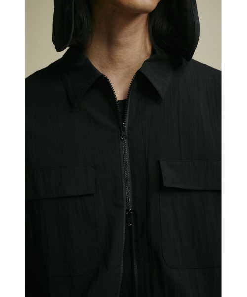 STYLEMIXER(スタイルミキサー)の「ACTIVE撥水デタッチャブルシャツ(シャツ/ブラウス・メンズ・アイボリー/ブラック/カーキ・MEDIUM/LARGE)」の10枚目の写真