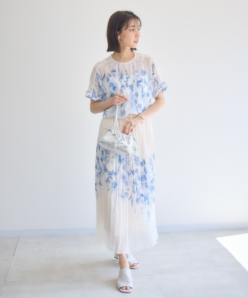 KATHARINE ROSS(キャサリンロス)の「【KATHARINE ROSS】エッチングプリントブラウス(シャツ/ブラウス・レディース・ブラック/アイボリー・MEDIUM)」の10枚目の写真