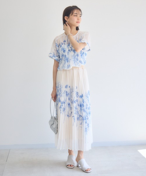 KATHARINE ROSS(キャサリンロス)の「【KATHARINE ROSS】エッチングプリントブラウス(シャツ/ブラウス・レディース・ブラック/アイボリー・MEDIUM)」の11枚目の写真