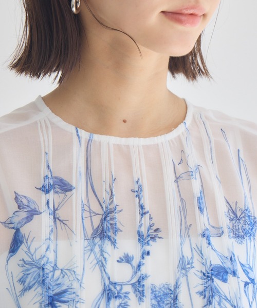 KATHARINE ROSS(キャサリンロス)の「【KATHARINE ROSS】エッチングプリントブラウス(シャツ/ブラウス・レディース・ブラック/アイボリー・MEDIUM)」の17枚目の写真