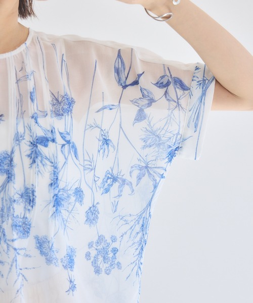 KATHARINE ROSS(キャサリンロス)の「【KATHARINE ROSS】エッチングプリントブラウス(シャツ/ブラウス・レディース・ブラック/アイボリー・MEDIUM)」の20枚目の写真