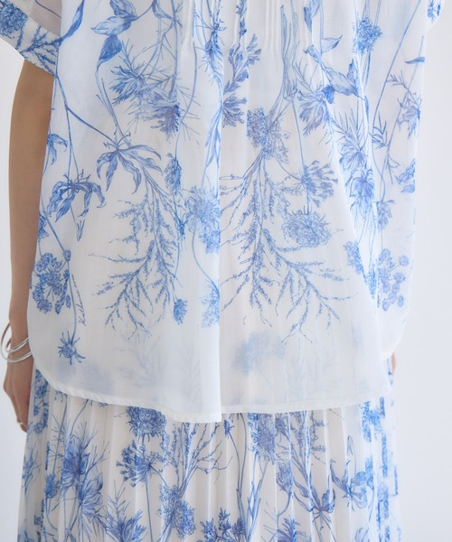 KATHARINE ROSS(キャサリンロス)の「【KATHARINE ROSS】エッチングプリントブラウス(シャツ/ブラウス・レディース・ブラック/アイボリー・MEDIUM)」の21枚目の写真