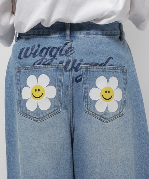 WIGGLE WIGGLE（ウィグルウィグル）の「【wiggle wiggle(ウィグルウィグル)】コラボ サイドタックデニムパンツ（デニムパンツ・レディース・ライトブルー/ブルー・LARGE/MEDIUM）」の18枚目の写真