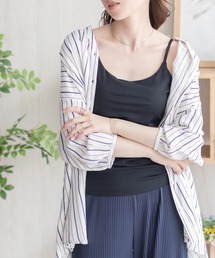 NAVY（ネイビー）の「NAVY カップ付きナイロンベア天スクエアキャミソール【抗菌防臭 ドライ加工】（キャミソール）」