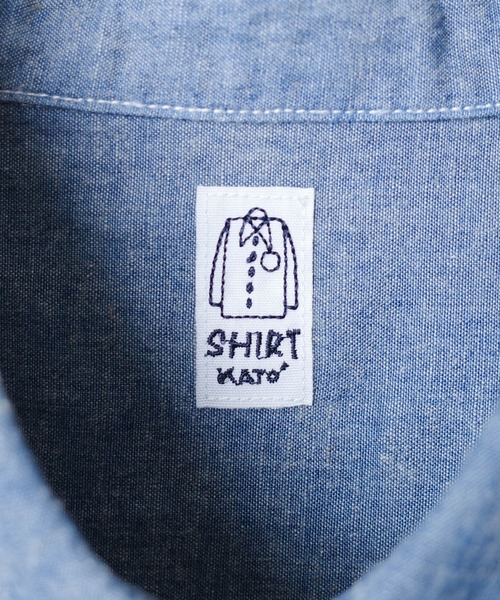 KATO`(カトー)の「【KATO'/カトー】231 KATO'S ベアシャンブレーシャツ KS2312801(シャツ/ブラウス・メンズ・ホワイト/インディゴブルー・LARGE/MEDIUM/X-LARGE)」の19枚目の写真