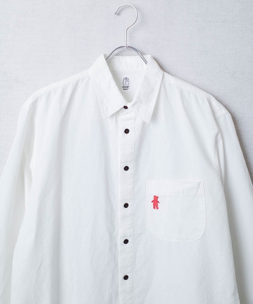 KATO`(カトー)の「【KATO'/カトー】231 KATO'S ベアシャンブレーシャツ KS2312801(シャツ/ブラウス・メンズ・ホワイト/インディゴブルー・LARGE/MEDIUM/X-LARGE)」の3枚目の写真