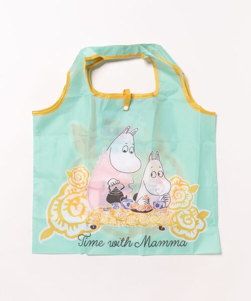 MOOMIN(ムーミン)の「【 MOOMIN 】 くるくるショッピングバッグA 25S4(エコバッグ/サブバッグ・レディース・ライトグリーン/イエロー/ピンク・FREE)」の1枚目の写真