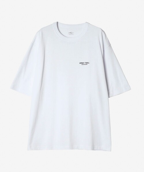 ARMY TWILL（アーミーツイル）の「【ARMY TWILL/アーミーツイル】30/2 OE Half Sleeve T プリントTシャツ（Tシャツ/カットソー・メンズ・ホワイト/オレンジ/ブラック・S/M/L）」の2枚目の写真