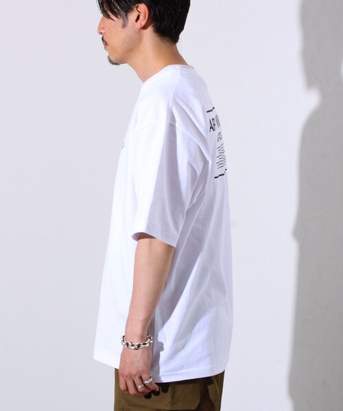 ARMY TWILL（アーミーツイル）の「【ARMY TWILL/アーミーツイル】30/2 OE Half Sleeve T プリントTシャツ（Tシャツ/カットソー・メンズ・ホワイト/オレンジ/ブラック・S/M/L）」の7枚目の写真