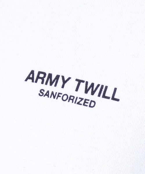 ARMY TWILL（アーミーツイル）の「【ARMY TWILL/アーミーツイル】30/2 OE Half Sleeve T プリントTシャツ（Tシャツ/カットソー・メンズ・ホワイト/オレンジ/ブラック・S/M/L）」の11枚目の写真