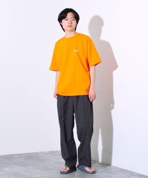 ARMY TWILL（アーミーツイル）の「【ARMY TWILL/アーミーツイル】30/2 OE Half Sleeve T プリントTシャツ（Tシャツ/カットソー・メンズ・ホワイト/オレンジ/ブラック・S/M/L）」の12枚目の写真