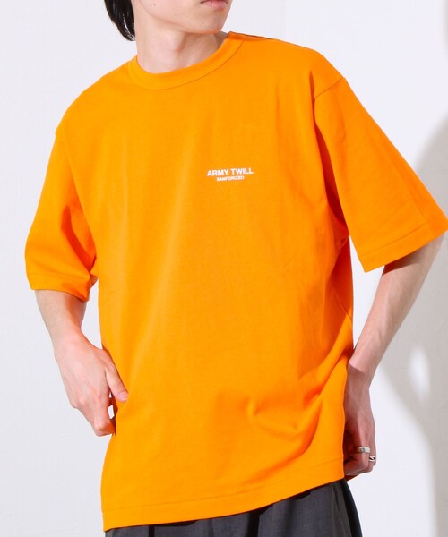 ARMY TWILL（アーミーツイル）の「【ARMY TWILL/アーミーツイル】30/2 OE Half Sleeve T プリントTシャツ（Tシャツ/カットソー・メンズ・ホワイト/オレンジ/ブラック・S/M/L）」の16枚目の写真