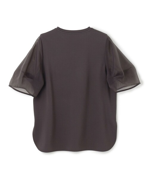 UNFILO(アンフィーロ)の「BEAUTY FORM-T シアースリーブT(Tシャツ/カットソー・レディース・ネイビー系/ベージュ系/ブラック系/グレー系・X-LARGE)」の13枚目の写真