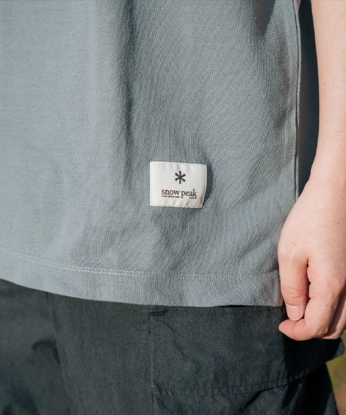 Snow Peak（スノーピーク）の「【オンライン限定】SP Polo Shirt ポロシャツ / Snow Peak（ポロシャツ・メンズ・グリーン/グレー/ブラック・M/L/S/XXL/XL）」の21枚目の写真
