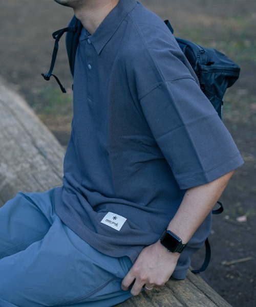 Snow Peak（スノーピーク）の「【オンライン限定】SP Polo Shirt ポロシャツ / Snow Peak（ポロシャツ・メンズ・グリーン/グレー/ブラック・M/L/S/XXL/XL）」の17枚目の写真