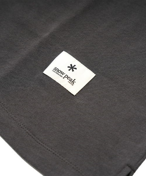 Snow Peak（スノーピーク）の「【オンライン限定】SP Polo Shirt ポロシャツ / Snow Peak（ポロシャツ・メンズ・グリーン/グレー/ブラック・M/L/S/XXL/XL）」の5枚目の写真