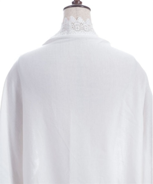 axes femme（アクシーズファム）の「バラ釦付ＵＶ２ＷＡＹストール（ストール/ショール・レディース・ブラック/ミント/キナリ・FREE）」の21枚目の写真