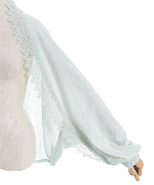 axes femme（アクシーズファム）の「バラ釦付ＵＶ２ＷＡＹストール（ストール/ショール・レディース・ブラック/ミント/キナリ・FREE）」の12枚目の写真