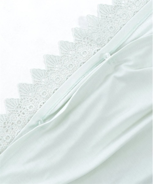 axes femme（アクシーズファム）の「バラ釦付ＵＶ２ＷＡＹストール（ストール/ショール・レディース・ブラック/ミント/キナリ・FREE）」の11枚目の写真