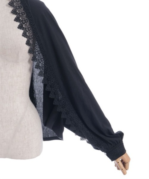 axes femme（アクシーズファム）の「バラ釦付ＵＶ２ＷＡＹストール（ストール/ショール・レディース・ブラック/ミント/キナリ・FREE）」の4枚目の写真