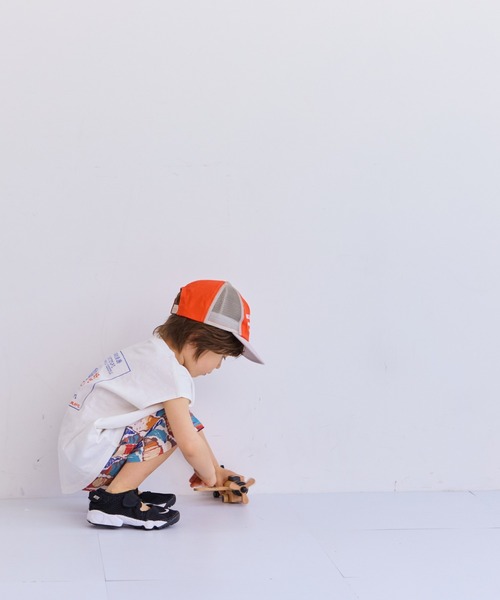 MARKEY'S（マーキーズ）の「総柄ショーツ/セットアップ可能（その他パンツ・キッズ・チャコール/マルチ/ブルー/オレンジ・90/100/110/120/80/130/140/150/95）」の21枚目の写真