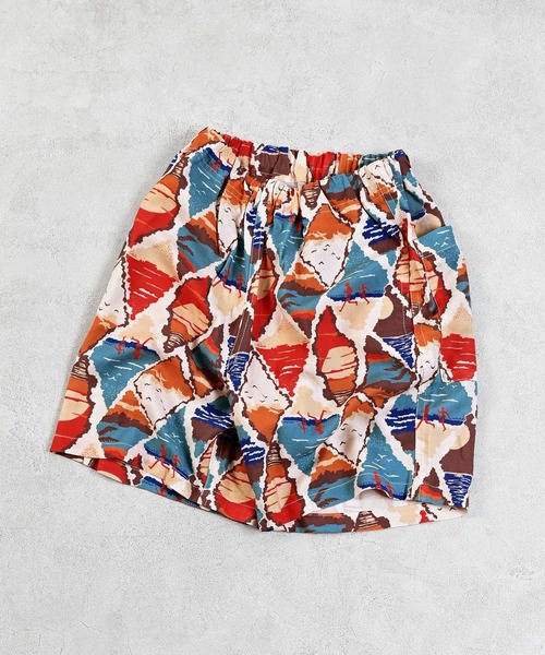 MARKEY'S（マーキーズ）の「総柄ショーツ/セットアップ可能（その他パンツ・キッズ・チャコール/マルチ/ブルー/オレンジ・90/100/110/120/80/130/140/150/95）」の20枚目の写真