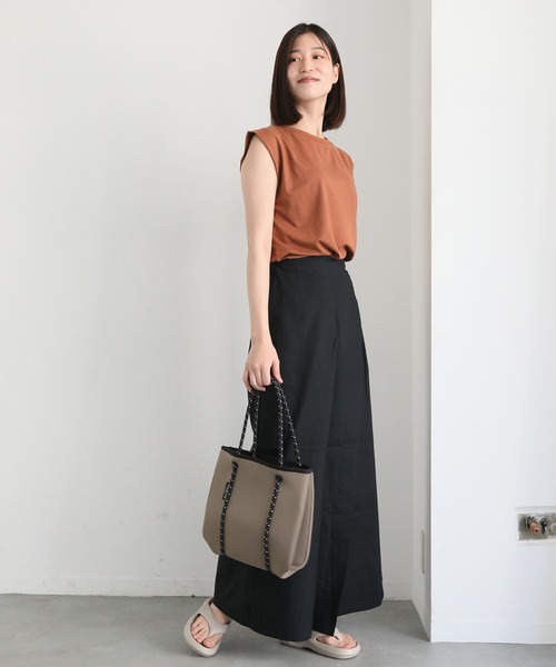 Willow Bay(ウィローベイ)の「Willow Bay/ウィローベイ ミニトートバッグ マザーズバッグ ネオプレン ポーチ付き Daydreamer Mini Neoprene Tote(トートバッグ・レディース・ブラック/セージグリーン/ホワイト・FREE)」の9枚目の写真