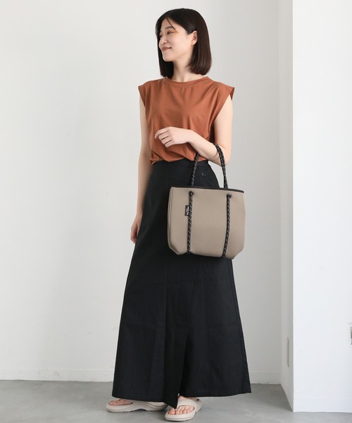 Willow Bay(ウィローベイ)の「Willow Bay/ウィローベイ ミニトートバッグ マザーズバッグ ネオプレン ポーチ付き Daydreamer Mini Neoprene Tote(トートバッグ・レディース・ブラック/セージグリーン/ホワイト・FREE)」の11枚目の写真