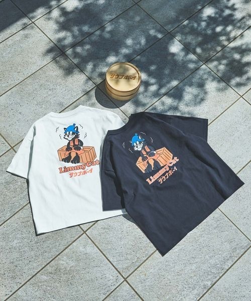 PAGEBOY（ページボーイ）の「【サウナボーイ×LIMMY CAT】トトノイLIMMY CAT Tシャツ《UNISEX》（Tシャツ/カットソー・レディース・オフホワイト/ネイビー・MEDIUM/LARGE）」の18枚目の写真