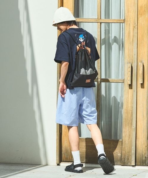 PAGEBOY（ページボーイ）の「【サウナボーイ×LIMMY CAT】トトノイLIMMY CAT Tシャツ《UNISEX》（Tシャツ/カットソー・レディース・オフホワイト/ネイビー・MEDIUM/LARGE）」の5枚目の写真