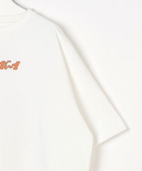 PAGEBOY（ページボーイ）の「【サウナボーイ×LIMMY CAT】トトノイLIMMY CAT Tシャツ《UNISEX》（Tシャツ/カットソー・レディース・オフホワイト/ネイビー・MEDIUM/LARGE）」の8枚目の写真