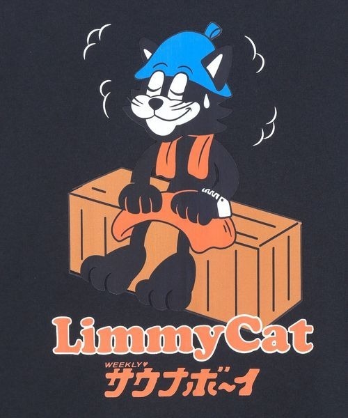 PAGEBOY（ページボーイ）の「【サウナボーイ×LIMMY CAT】トトノイLIMMY CAT Tシャツ《UNISEX》（Tシャツ/カットソー・レディース・オフホワイト/ネイビー・MEDIUM/LARGE）」の17枚目の写真