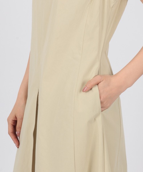 SUWDEE(スーディー)の「inverted pleat sleeveless dress(ワンピース・レディース・グレー/ベージュ・FREE)」の13枚目の写真