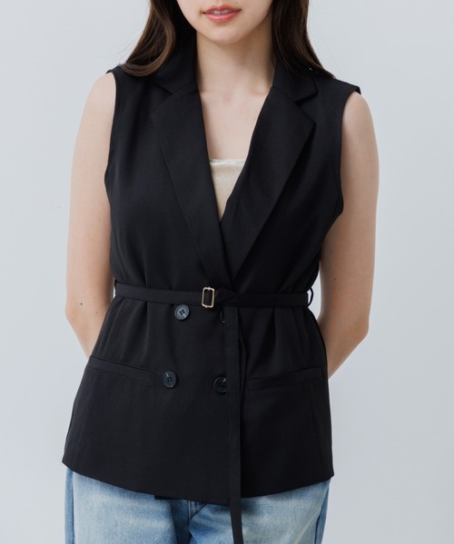 double jacket gilet（ダブルジャケットジレ）（ベスト）｜SENEE