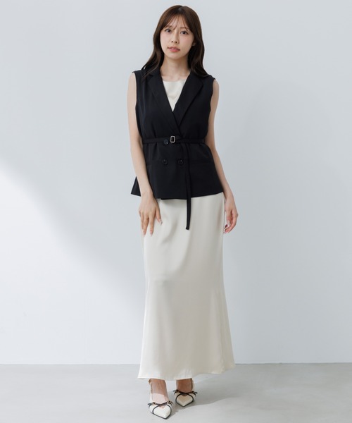 SENEE ダブルジャケットジレ double jacket gilet（ダブルジャケットジレ）（ベスト）｜SENEE