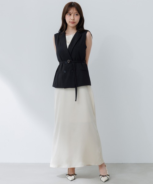 double jacket gilet（ダブルジャケットジレ）（ベスト）｜SENEE
