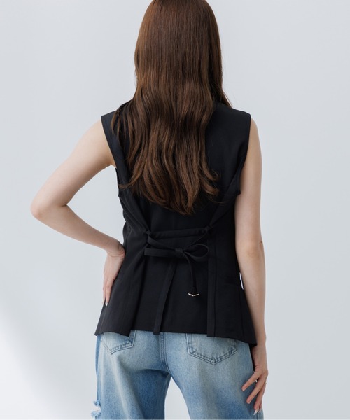 SENEE ダブルジャケットジレ double jacket gilet（ダブルジャケットジレ）（ベスト）｜SENEE