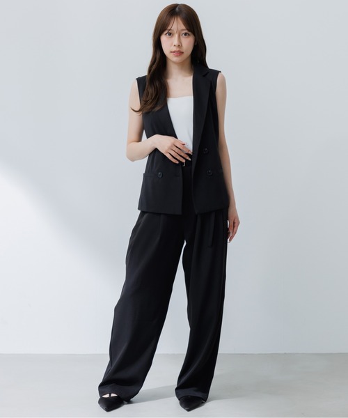 SENEE double jacket gilet（ダブルジャケットジレ) double jacket gilet（ダブルジャケットジレ）（ベスト）｜SENEE