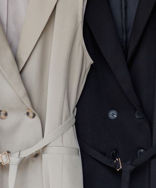 double jacket gilet（ダブルジャケットジレ）（ベスト）｜SENEE