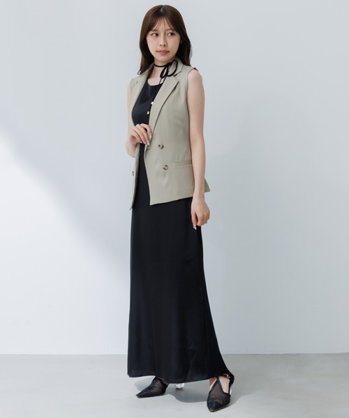 SENEE ダブルジャケットジレ double jacket gilet（ダブルジャケットジレ）（ベスト）｜SENEE