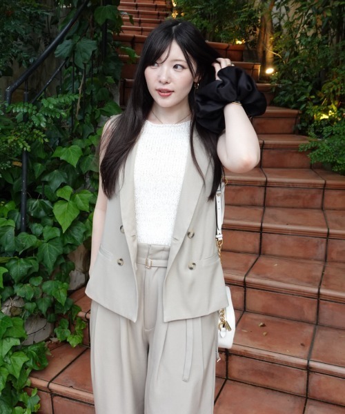 double jacket gilet（ダブルジャケットジレ）（ベスト）｜SENEE